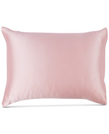 Silken Slumber Solid Silk Standard Pillowcase - Sheets & Pillowcases - Bed & Bath - Macy's