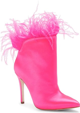 Jessica Simpson pink fur