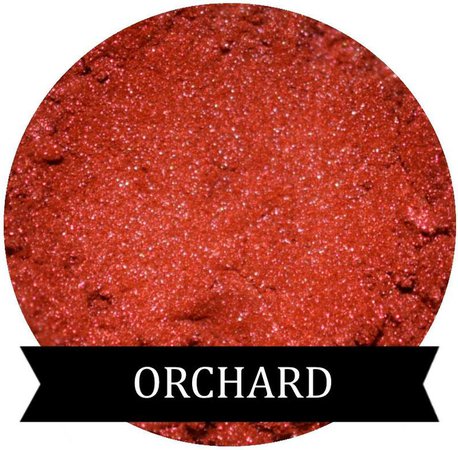 ORCHARD Bright Shimmery Metallic Red Eyeshadow | Etsy