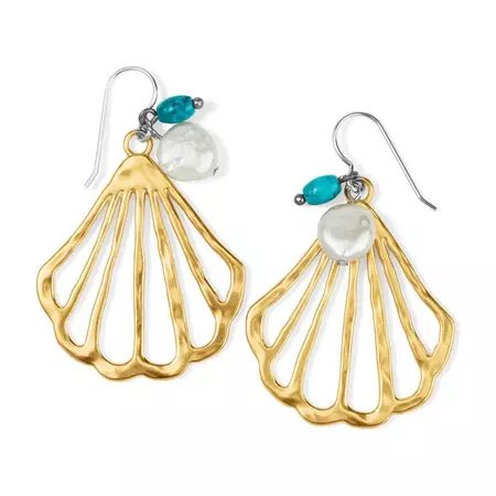 Calypso Shell French Wire Earrings - Brighton