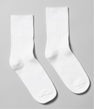 weekday white socks