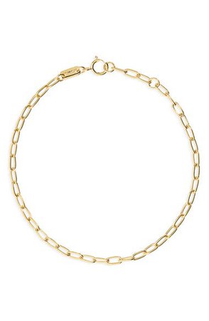 Madewell Delicate Collection Demi Fine Paperclip Chain Bracelet | Nordstrom