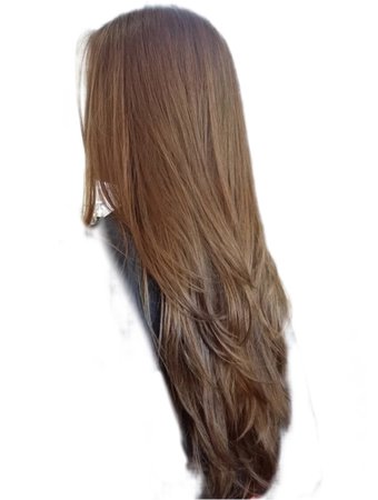 long light brown hair