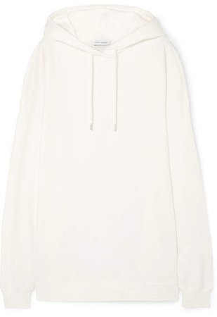 Ninety Percent - Linda Oversized Organic Cotton-jersey Hoodie - White