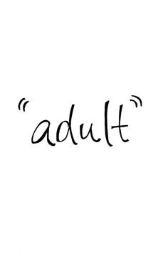 "adult" text