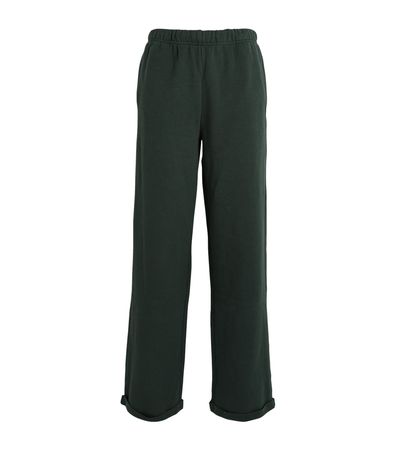 Womens Skims green Fleece Straight-Leg Classic Sweatpants | Harrods # {CountryCode}