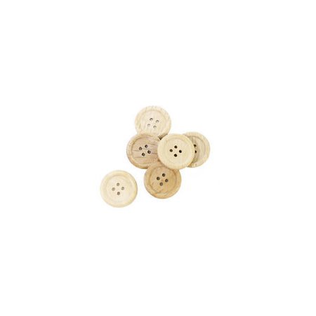 pale wooden buttons