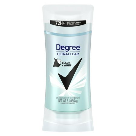 Degree UltraClear Antiperspirant Deodorant Anti White Marks and Yellow Stains Black+White Deodorant for Women 2.6 oz - Walmart.com