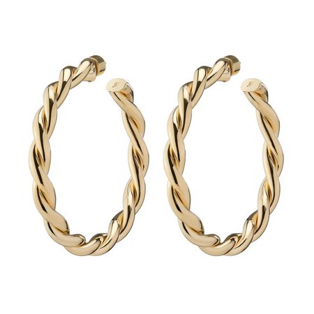Mini Double Twisted Lilly Hoops – Jennifer Fisher
