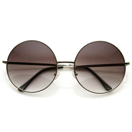 *clipped by @luci-her* Womens Round Celebrity Circle Sunglasses 8370