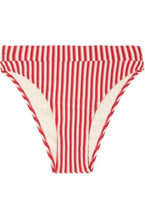 Peony | Striped jacquard-knit bikini briefs | NET-A-PORTER.COM