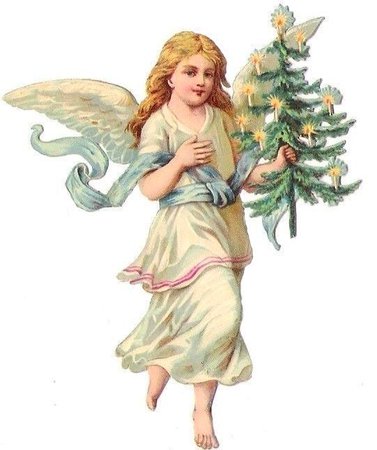 vintage christmas angel