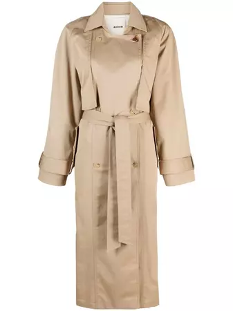 AERON Belted Trench Coat - Farfetch