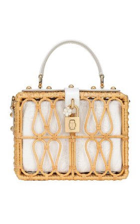 Dolce Box Wicker Top Handle Bag By Dolce & Gabbana | Moda Operandi