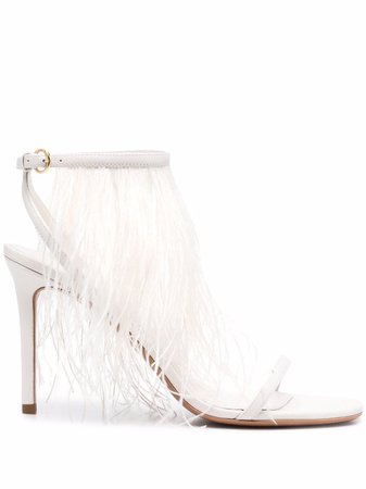 PUCCI Feather high-heel Sandals - Farfetch