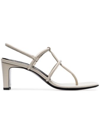 Dorateymur beige 65 thong leather sandals - Buy Online - Large Selection of Luxury Labels