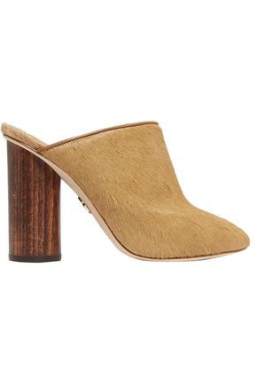 Bianca shearling-lined calf hair mules | BROTHER VELLIES | Sale up to 70% off | THE OUTNET
