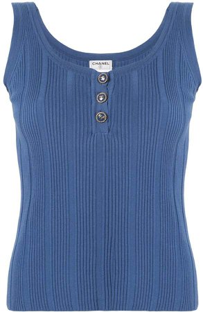 Pre-Owned ribbed knitted tank