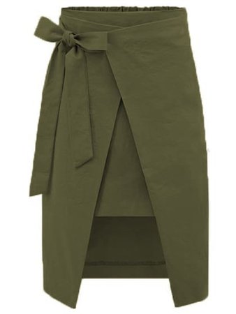olive green wrap skirt - Pesquisa Google