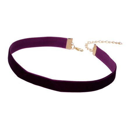 Gothic Retro Elegant Purple Velvet Choker Necklace Simple Jewelry Accessories Handmade Women Chocker Neclaces collier ras du cou-in Choker Necklaces from Jewelry & Accessories on Aliexpress.com | Alibaba Group