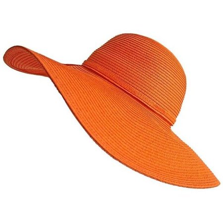 straw hat orange