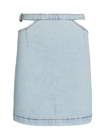 WeWoreWhat Cut-Out Denim Mini Skirt | INTERMIX®