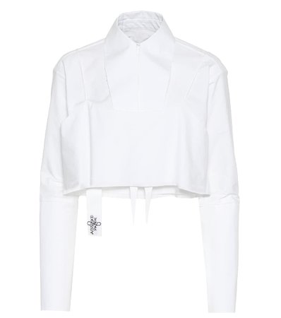ABSENCE OF PAPER Layer Cake cotton shirt