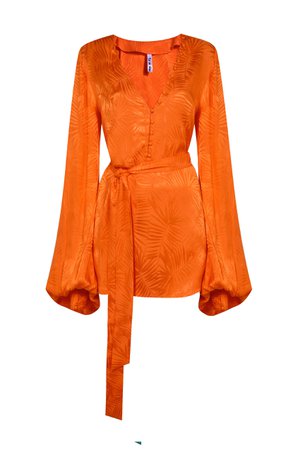 Harlequin Dress Orange – Rat & Boa
