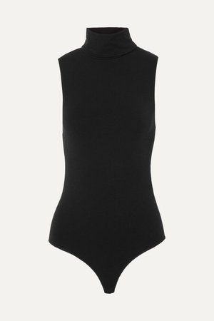 Wolford | Stretch modal-blend turtleneck thong bodysuit | NET-A-PORTER.COM
