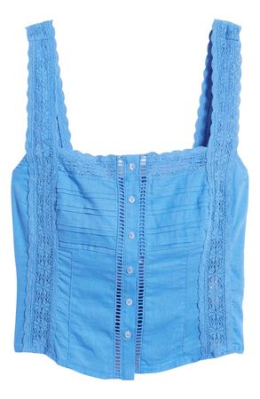 Free People Maggie Lace Tank | Nordstrom