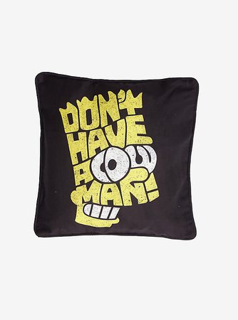 The Simpsons Bart Don't Have A Cow Pillow Cover