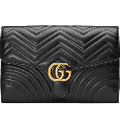 Gucci GG Marmont 2.0 Matelassé Leather Clutch | Nordstrom