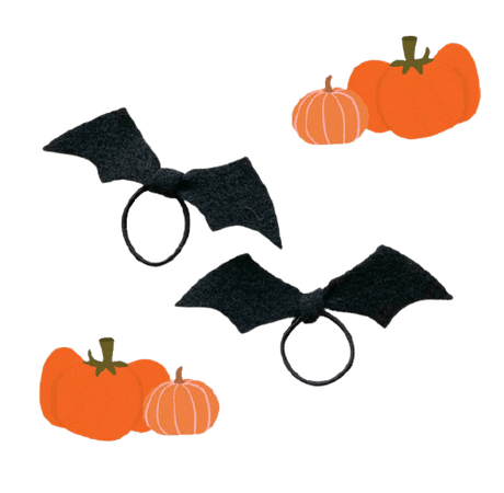 Bat Hair Ties