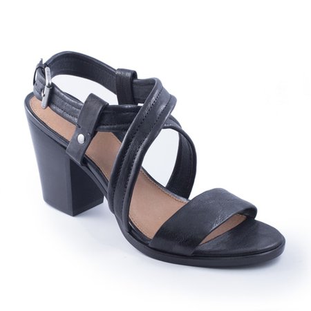 FRYE Women's Dani Criss Cross Sandal - Black | Discount FRYE Ladies Sandals & More - Shoolu.com | Shoolu.com