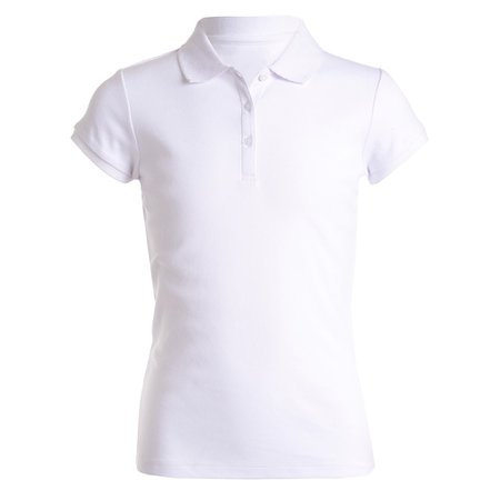 Girls 4-16 & Plus Chaps School Uniform Picot Polo Shirt | Kohls