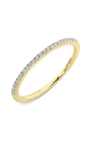 Bony Levy 'Stackable' Straight Diamond Band Ring (Nordstrom Exclusive) | Nordstrom
