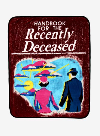 Beetlejuice Handbook For The Recently Deceased Throw Blanket