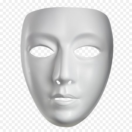 white plastic mask png