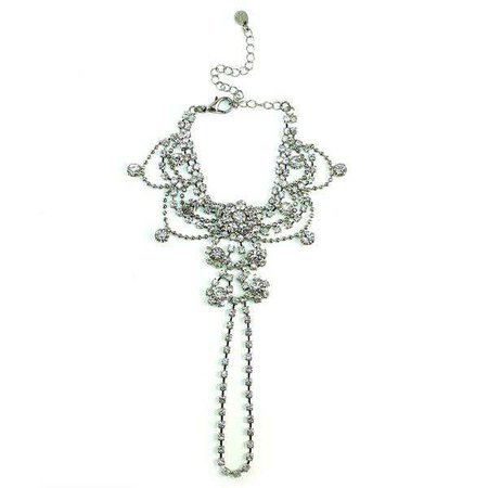 Fashiontage - Pink Rhinestone Chain Bracelet - 938155737149