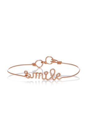 Smile 14K Rose-Gold Bracelet by Atelier Paulin | Moda Operandi