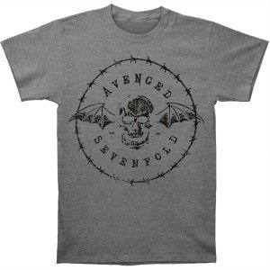 Avenged Sevenfold AVS Deathbarb Mens Regular T Slim Fit T-shirt - Avenged Sevenfold - A - Artists/Groups - Rockabilia