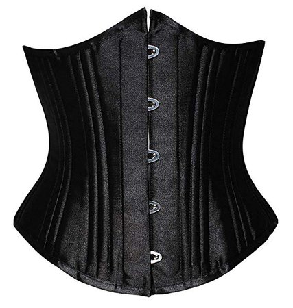 Black mid corsette