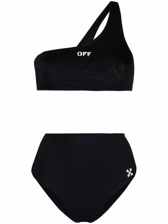 Off-White Arrows Motif High Waist Bikini - Farfetch
