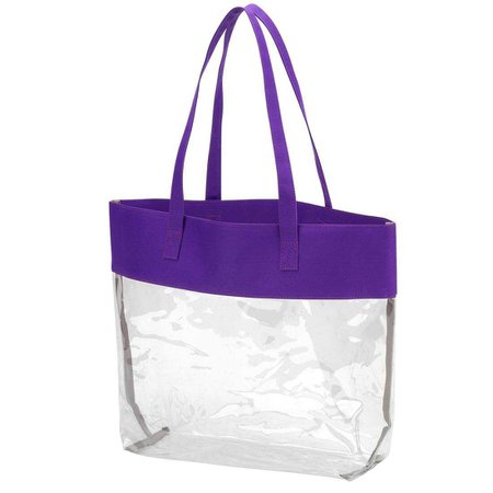 clear game day tote