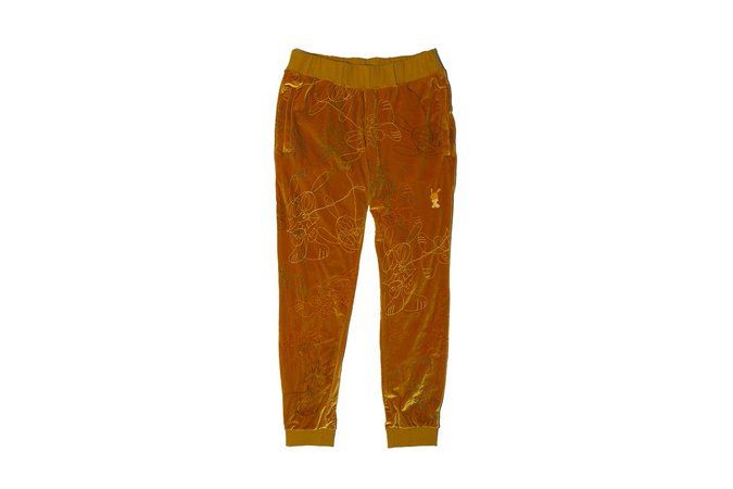 SKOLOCT Velvet Yellow Sweatpants