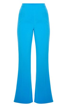 Cornflower Blue Wide Legged Suit Trouser | PrettyLittleThing USA