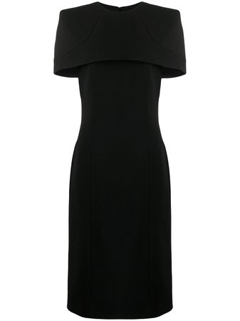 Givenchy, cape fitted dress