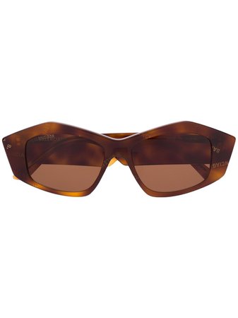 Balenciaga Cut geometric-frame Sunglasses - Farfetch
