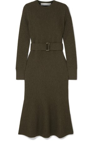 Victoria Beckham | Wool-bouclé midi dress | NET-A-PORTER.COM
