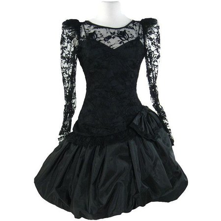 black lace dress 80s - Google Search